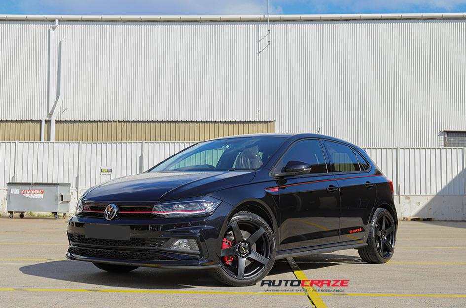 VOLKSWAGEN POLO S6 MATTE BLACK